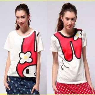 2012 Japanese New Ladies Girl Cute Rabbit T Shirt Top Short Sleeve 