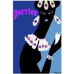  11x 14 Poster.  Perrier Water Ad  Poster. Decor with 