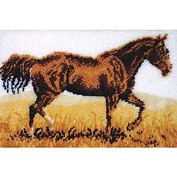 Classics Horse Latch Hook Needlework Kit  