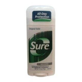   oz Sure Antiperspirant & Deodorant Invisible Solid 2.6 oz (73 g