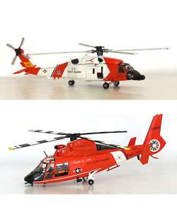 Diecast Dolphin and Jayhawk Helicopter Models  