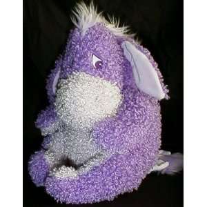   Pooh 12 Purple Gumdrop Super Curly Haired Purple Plush Eeyore Doll