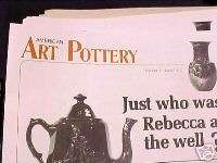 AMERICAN ART POTTERY (periodical)ALL 98 issues,76 84  