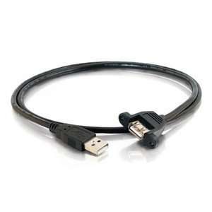 CABLES TO GO, Cables To Go USB 2.0 Panel Mount Cable (Catalog Category 