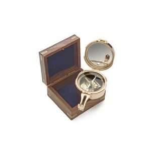   Solid Brass Nautical Compass with Box 