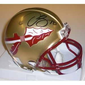 Derrick Brooks Autographed Mini Helmet   Florida State Seminoles 