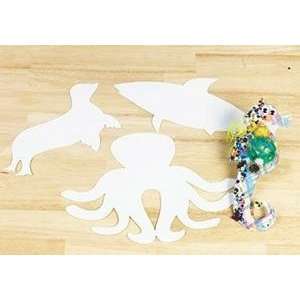   Precut Cardboard Shapes Small   Sea Animals (Pack of 24) Toys & Games