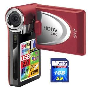   Video Camcorder with Speaker + FREE SVP 1GB High Speed SD Memory Card