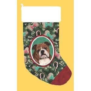  English Bulldog Christmas Stocking 