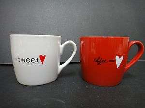 2012 Starbucks Coffee Valentine Mug set  