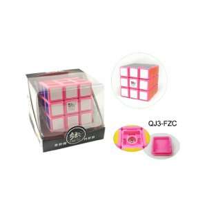  QJ 3x3 Speed Cube Pink 2nd Gen Toys & Games