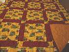 Boy Handcrafted Farmall Tractor Baby Crib Quilt 38x48