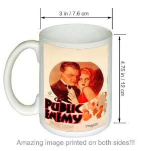 The Public Enemy Vintage James Cagney Movie COFFEE MUG  