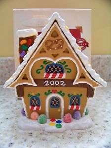 Hallmark 2002 Gingerbread Cottage Magic Ornament  