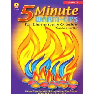  Five Minute Warm Ups for Elementary Grades (0029072034508 
