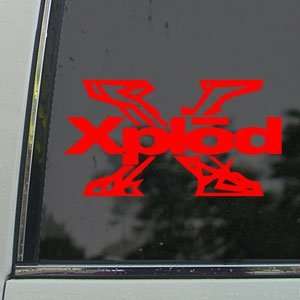  Sony Explod Audio AMPS Red Decal Truck Window Red Sticker 