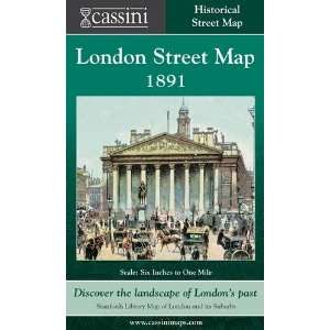  London Street Map (1891) (Cassini Historical Map 