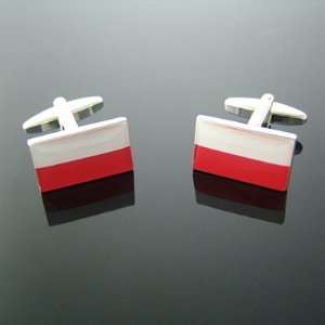  Poland National Flag Cufflinks 
