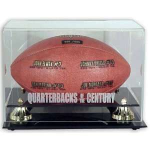  Golden Classic Football Display Case with Quarterback of 