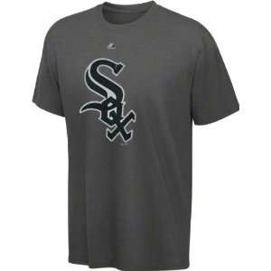  Chicago White Sox Heathered Charcoal Majestic Two Bagger T 