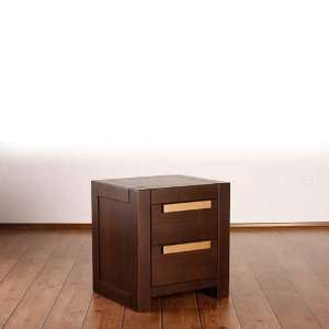 Romina nightstand ventianni espresso W/metallic 