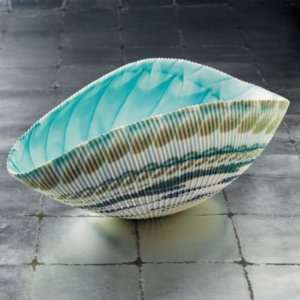  Murano Blue Shell Bowl