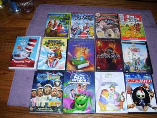Lot of 13 Disney Family DVDs Movies w/Cases EUC  