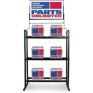 Parts Unlimited Battery Display Rack Display/Point of Purchase Free St 
