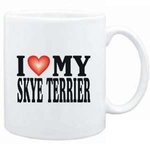 Mug White  I LOVE Skye Terrier  Dogs 