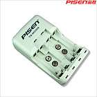 PISEN Universal Wall Battery Charger for AA、AAA、9 Volt 