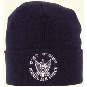  Navy Blue Israeli Air Force Embroidered Watch Cap Sports 