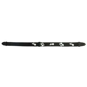  LM Products Adjustable 2 Guitar Strap   Musical Notes 