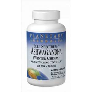  Ashwagandha Full Spectrum 120 Tablets Planetary Herbals 