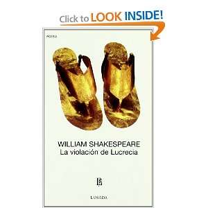 VIOLACION DE LUCRECIA, LA William Shakespeare 9789500307444  