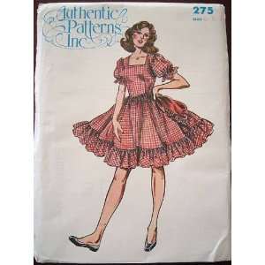  SQUARE DANCE DRESS   3 VERSIONS Arts, Crafts & Sewing