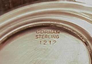 Sterling Silver Gorham Sugar Creamer Set Rose Scroll  