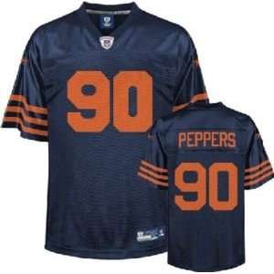 Reebok Julius Peppers Chicago Bears Navy (Alternate) Authentic Jersey 