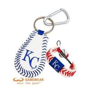  GameWear Kansas City Royals Keychain & Bracelet Combo 
