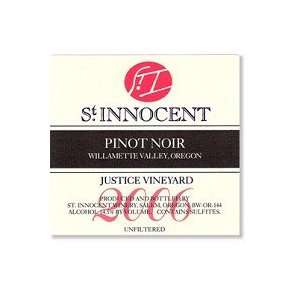  St. Innocent Pinot Noir Justice Vineyard 2006 750ML 