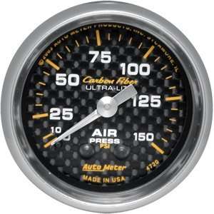   Fiber Series   Air Pressure Gauge   Mechanical   0 150 PSI Automotive