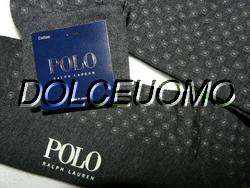 NEW men RALPH LAUREN POLO OTC DRESS SOCKS Charcoal Business Pattern 
