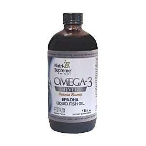  Nutri Supreme Research Omega 3 Silver Liquid Fish Oil EPA 
