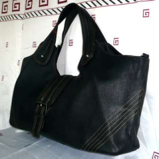 Adjustable Oversize Faux Thick Leather Tote Satchel Handbag / Purse