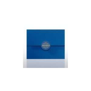 Certificate Folders   Award w/ Serrated Flap   Blue