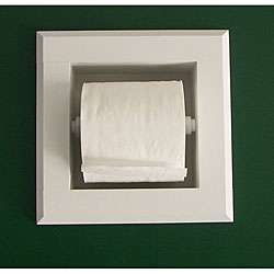 Bevel Frame Recessed Toilet Paper Holder  