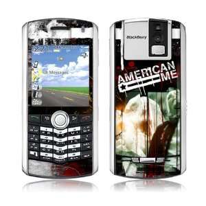  Music Skins MS AMME10065 Blackberry Pearl  8100  American Me 
