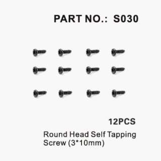  Redcat Racing S030 Round Head Self Tapping Screw Toys 