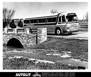 1964 GMC PD4106 Trailways Bus Factory Photo  