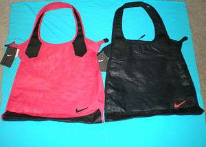 Nike Women Gym Beach Bag Tote U Pick Color Black or Pink New with tag 