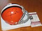 Colt McCoy #12 signed Cleveland Browns NFL Mini Helmet JSA